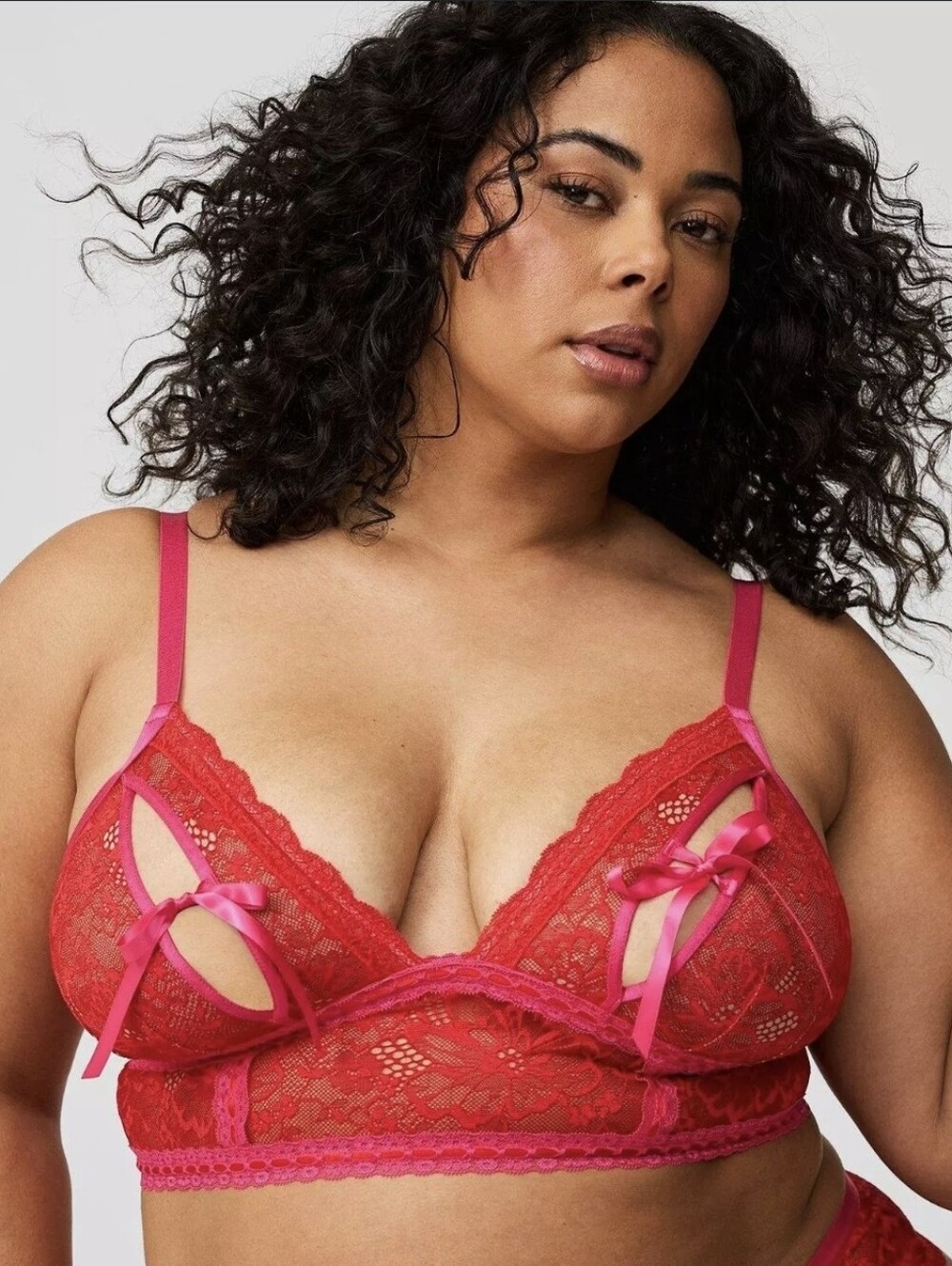 torrid Split Cup Bralette Size 1 Matching Undies Size 2